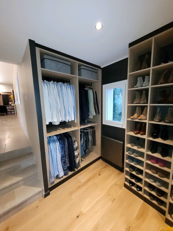 Réalisation d'un dressing haut de gamme en U sur Vézénobres proche de Nîmes