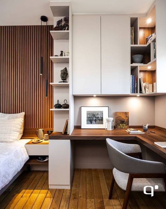 Photo d'une chambre conçue et fabriquée sur mesure à Sommières dans le 30