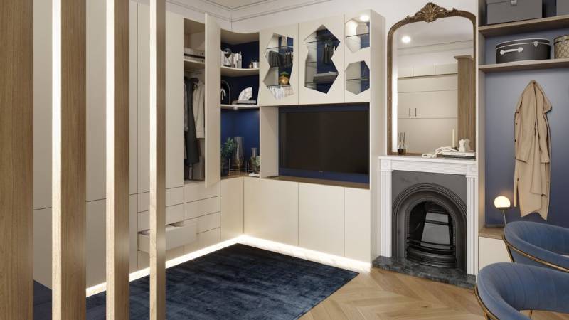 Meubles sur mesure dans un salon à Nîmes près d'Uzès