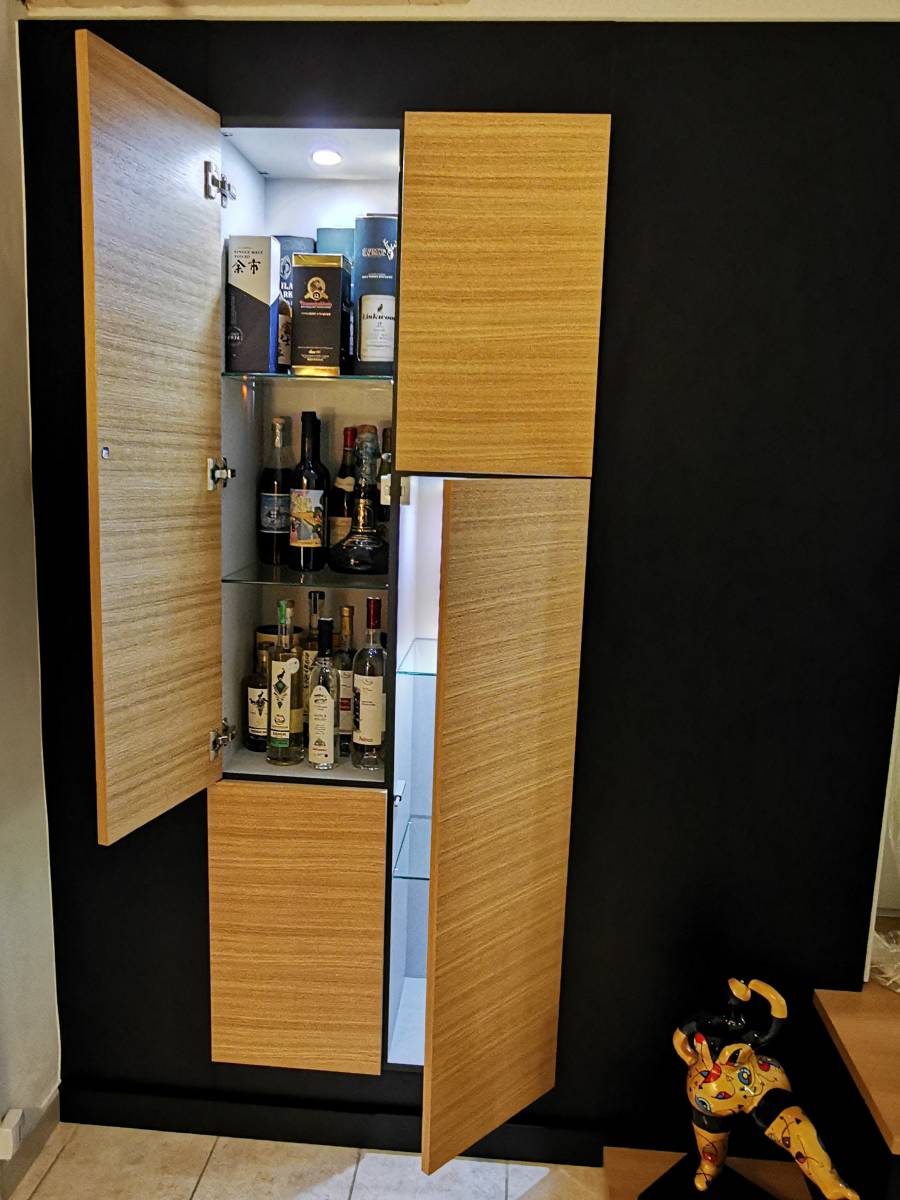 Meuble TV design sur mesure à Saint Maximin proche d'Uzes